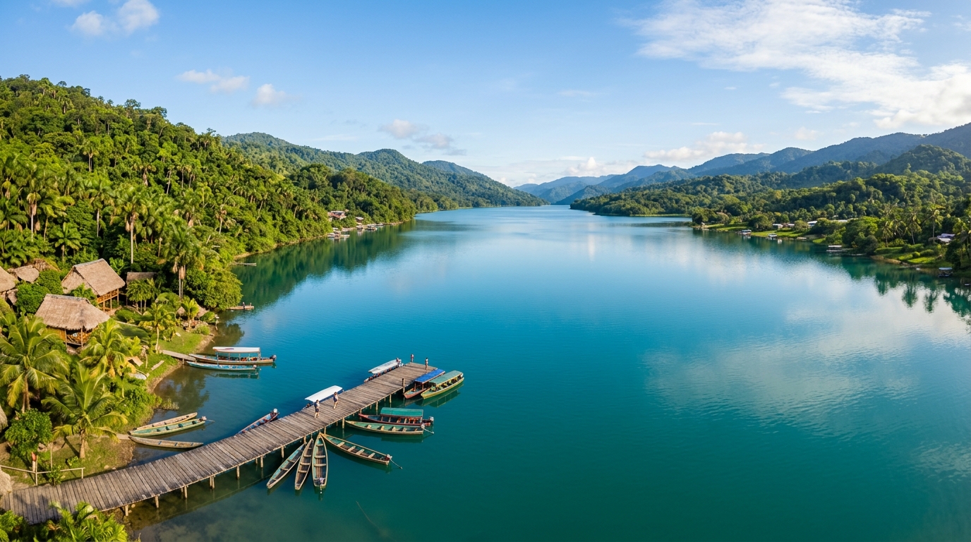 Laguna Azul en Sauce, San Martín